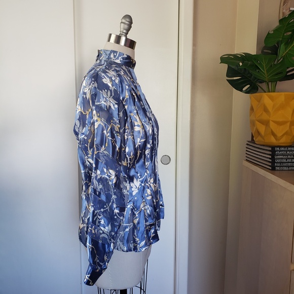 VINTAGE The Silk Farm Blouse Size 10! - Picture 5 of 11